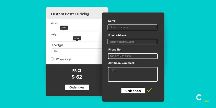 Improve user experience with interactive calculators