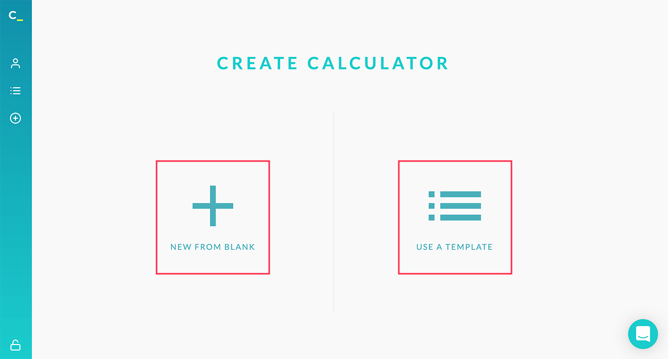 Start creating custom calculartor widget